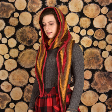 Toasty Almond Shawl