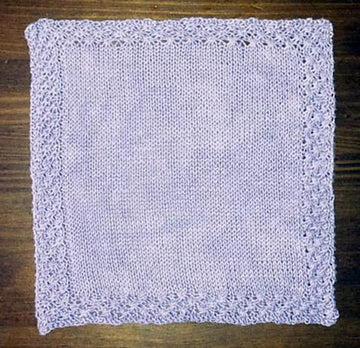 Daisy-Edged Handkerchief