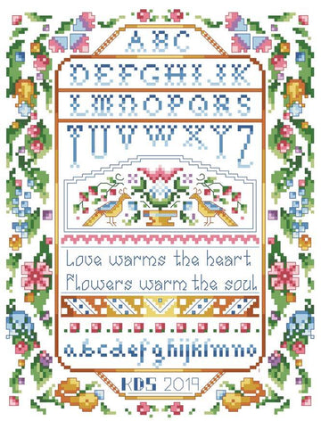 Love Warms the Heart Sampler - PDF