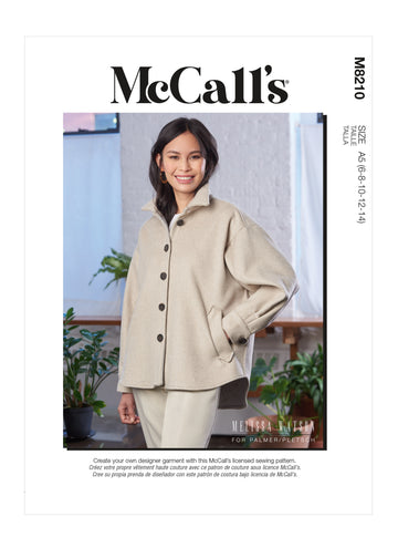McCall's Misses' Jacket M8210 - Sewing Pattern