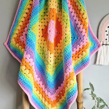 Chenille Granny's Gone Rogue Lap Blanket