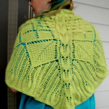Darling Buds shoulder shawl