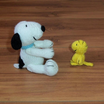 Baby Beagle and Baby Bird