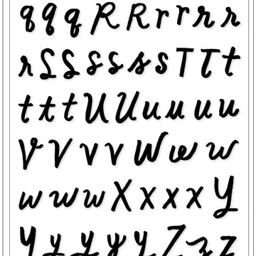 American Crafts Maggie Holmes Sweet Story Thickers Stickers 194/Pkg - Sorbet Alpha/Puffy