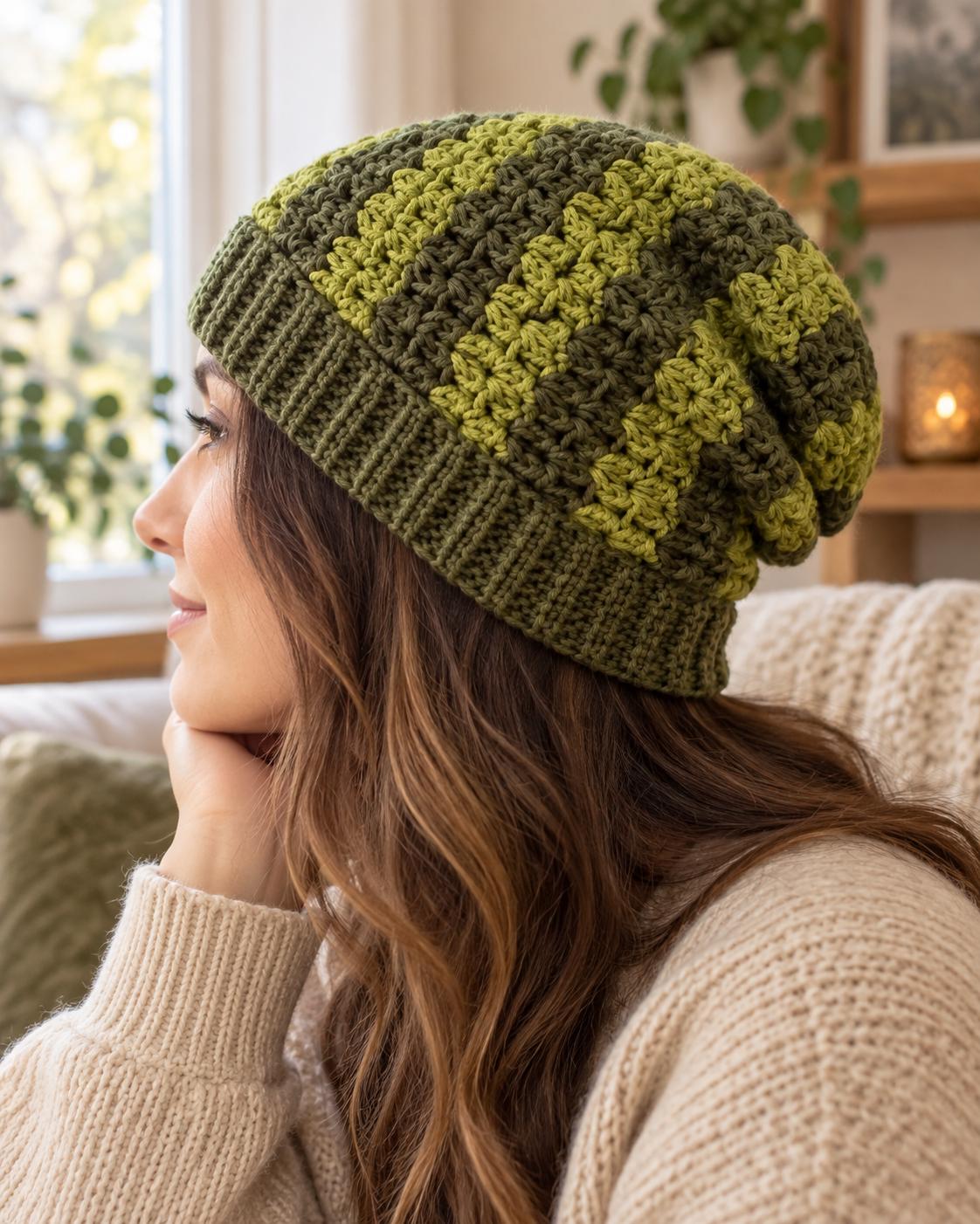 Crochet Women Hat Pattern PDF + Video Tutorial