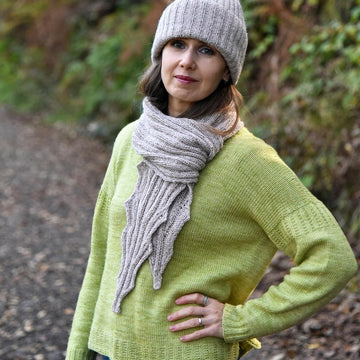 Morning Mist Hat and Scarf set