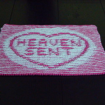 Love Hearts Illusion Blanket and Cushion