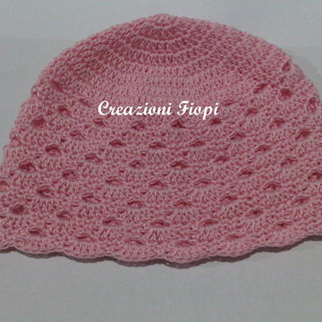 Baby hat with butterfly