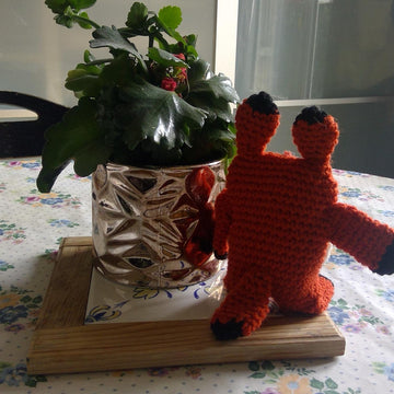 Crochet animal fox