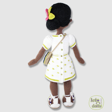 24 inch crochet doll pattern PDF, XL amigurumi doll, Rita
