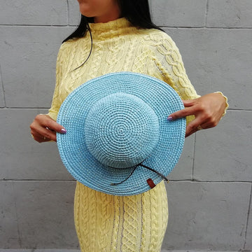 Sun raffia hat Bambino