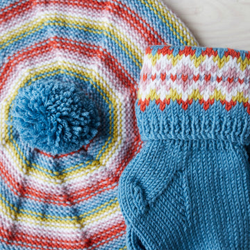 Fairground Fairisle - Layette Knitting Pattern For Toddlers in Debbie Bliss Baby Cashmerino by Debbie Bliss