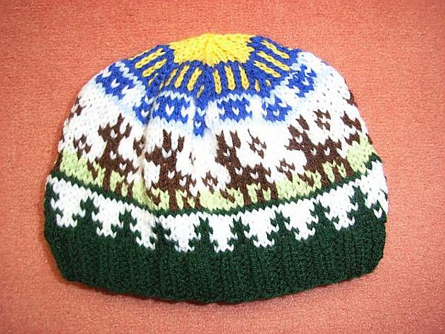 Fawn baby hat