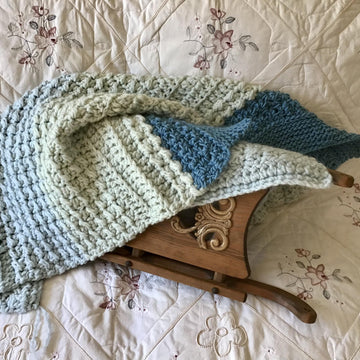 Antique Sled Baby Blanket