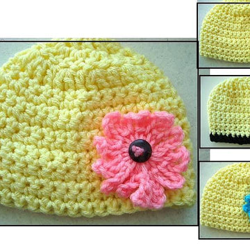 586 Unisex Basic Beanie Hat, baby to adult, boy hat