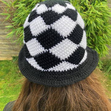 Checkered Beanie I by HueLaVive