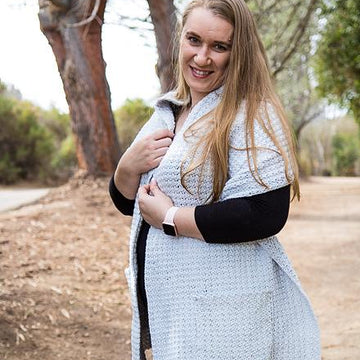 Pocket Shawl with a Detachable Hoodie