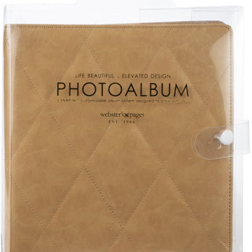 Webster's Pages Color Crush Small Creative Photo Album 8.5"X9"X2" - Camel