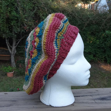 Mandala Style Slouchy Beret