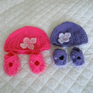 Knitting pattern Dolls 17-22", 0-3 Month Baby, Dress, Cardigan, Hat and Shoes