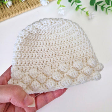 Bobble Stitch Baby Hat