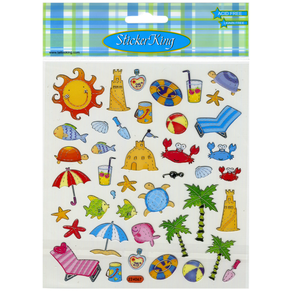 Tattoo King Sticker King Stickers - Summer Icons