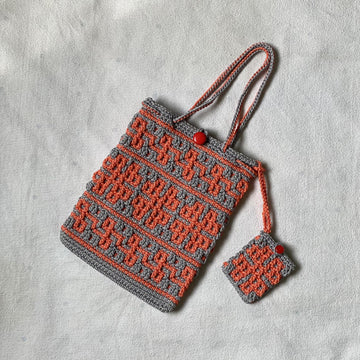 Four Leaf Clover Mosaic Pouch