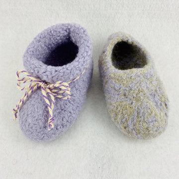 Toddlers Felted Slippers & Felted Booties