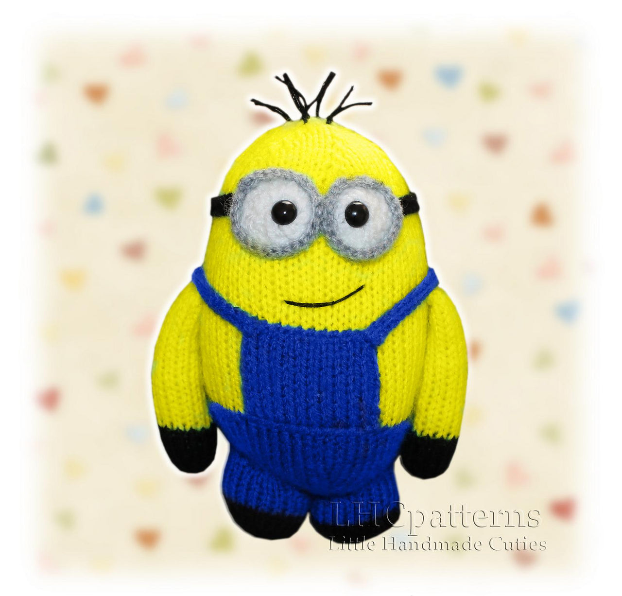Minion Knitting Pattern, Knitted Minion