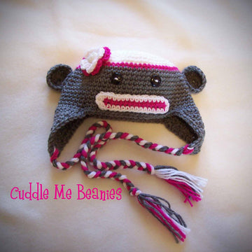 Sock Monkey Beanie