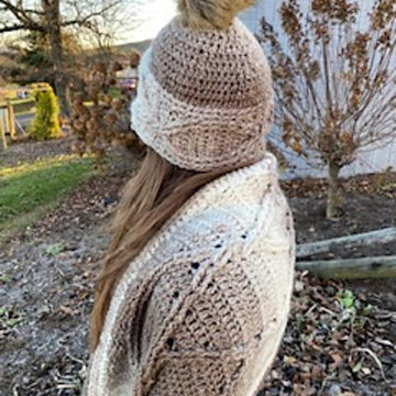 Lazy Cables Ear Warmers/ MB Hat / Beanie
