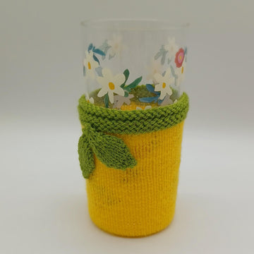 PDF Summer Fruits DK knitting pattern Can Sleeve Cosy/Sleeve/Coozie/Cozy Summer Vibes Easy Knitting Pattern Charity Knits Beer Bottle