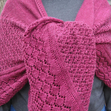 Night Sky Wide Wingspan Shawl