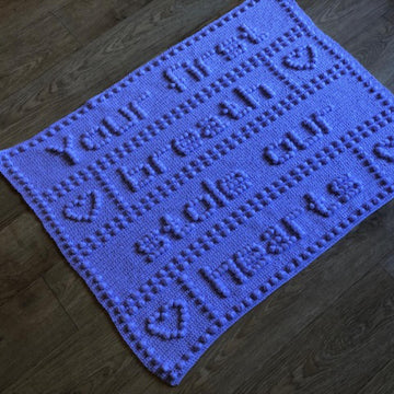 Your First Breath Baby Blanket Crochet Pattern