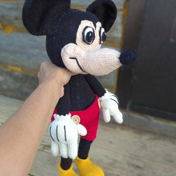 Mouse knitting pattern. Knitted Mouse
