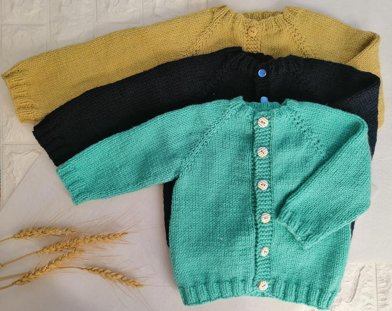 Knit Simple Baby Cardigan Newborn -24 months