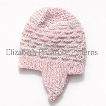 Little Ridges Doll Bodysuit, Hat & Bootees Knitting Pattern P76 – Elizabeth Primrose Patterns