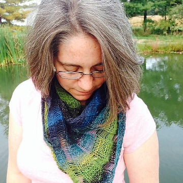 Drop Stitch Shawlette