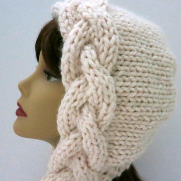 Snow Goddess Khione  Braid Hat