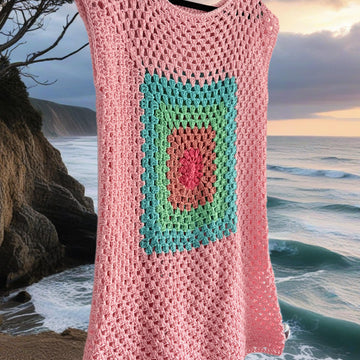 Holiday Crochet Dress