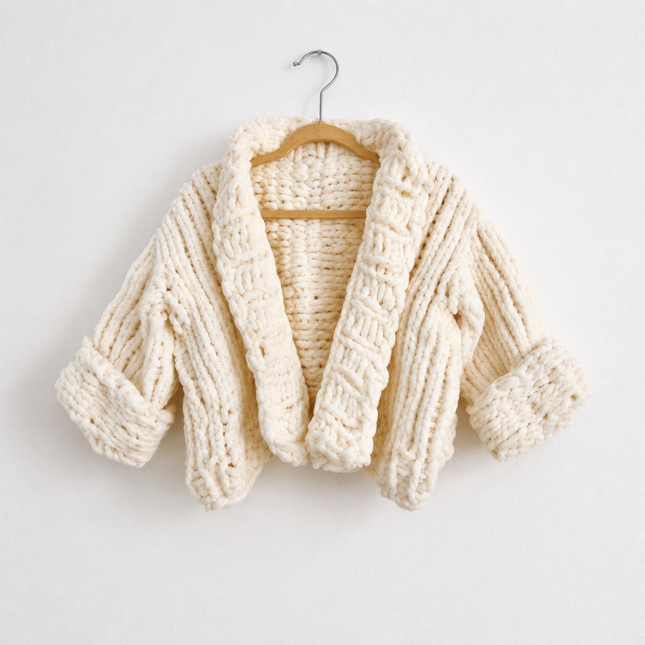 Seamless Children's Chenille Cardigan (0-5 years)