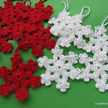 Crochet Snowflake "Christmas"