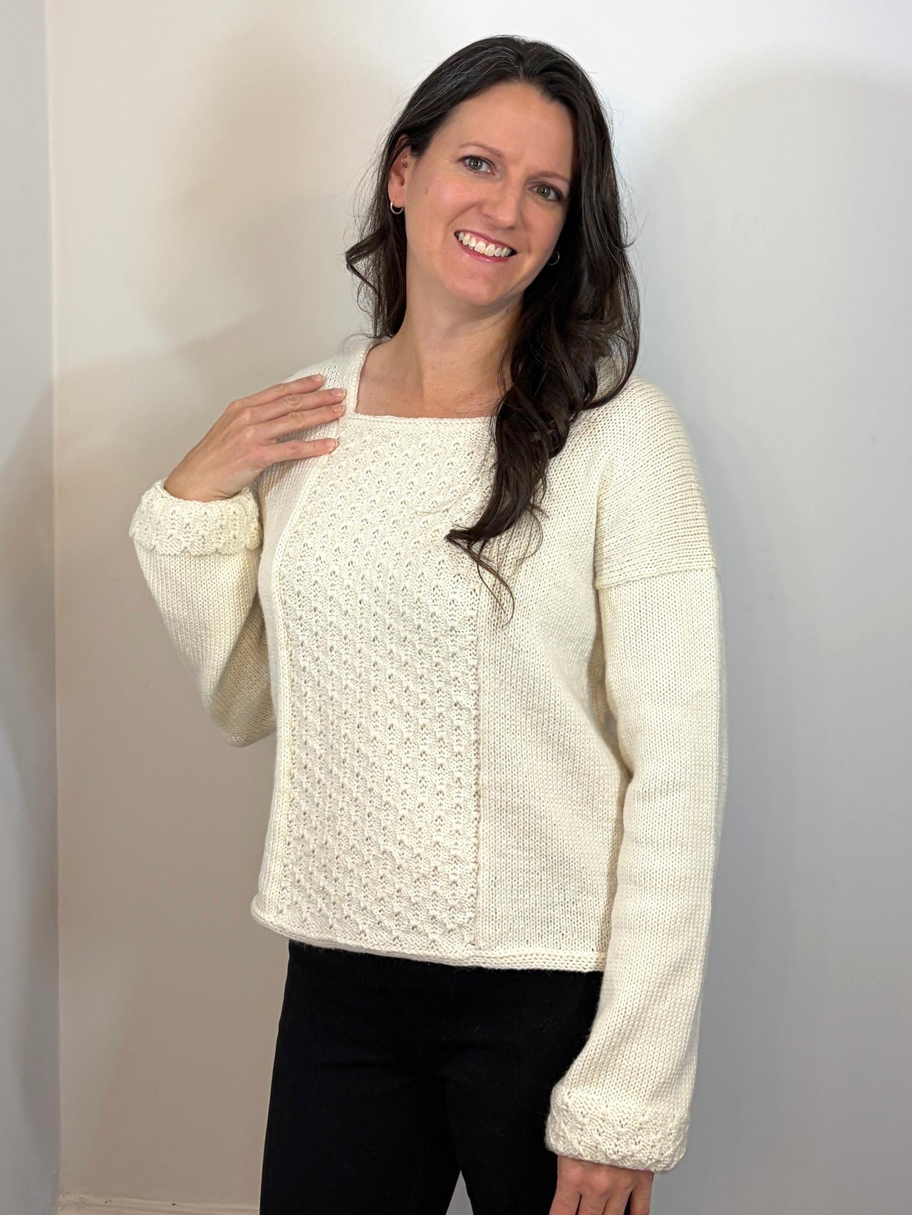 Diamond Canvas Sweater