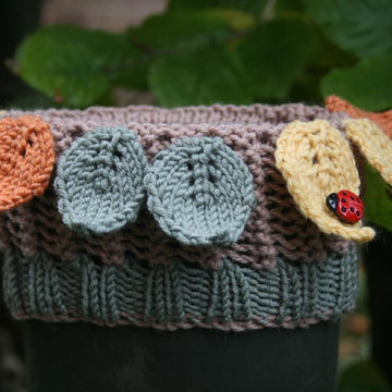 Leafy Boot Cuffs, Boot Toppers