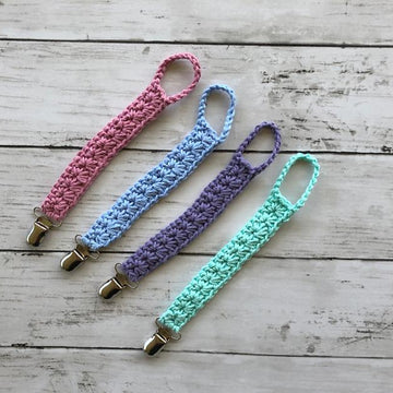 Daisy and Pedal Pacifier Clip