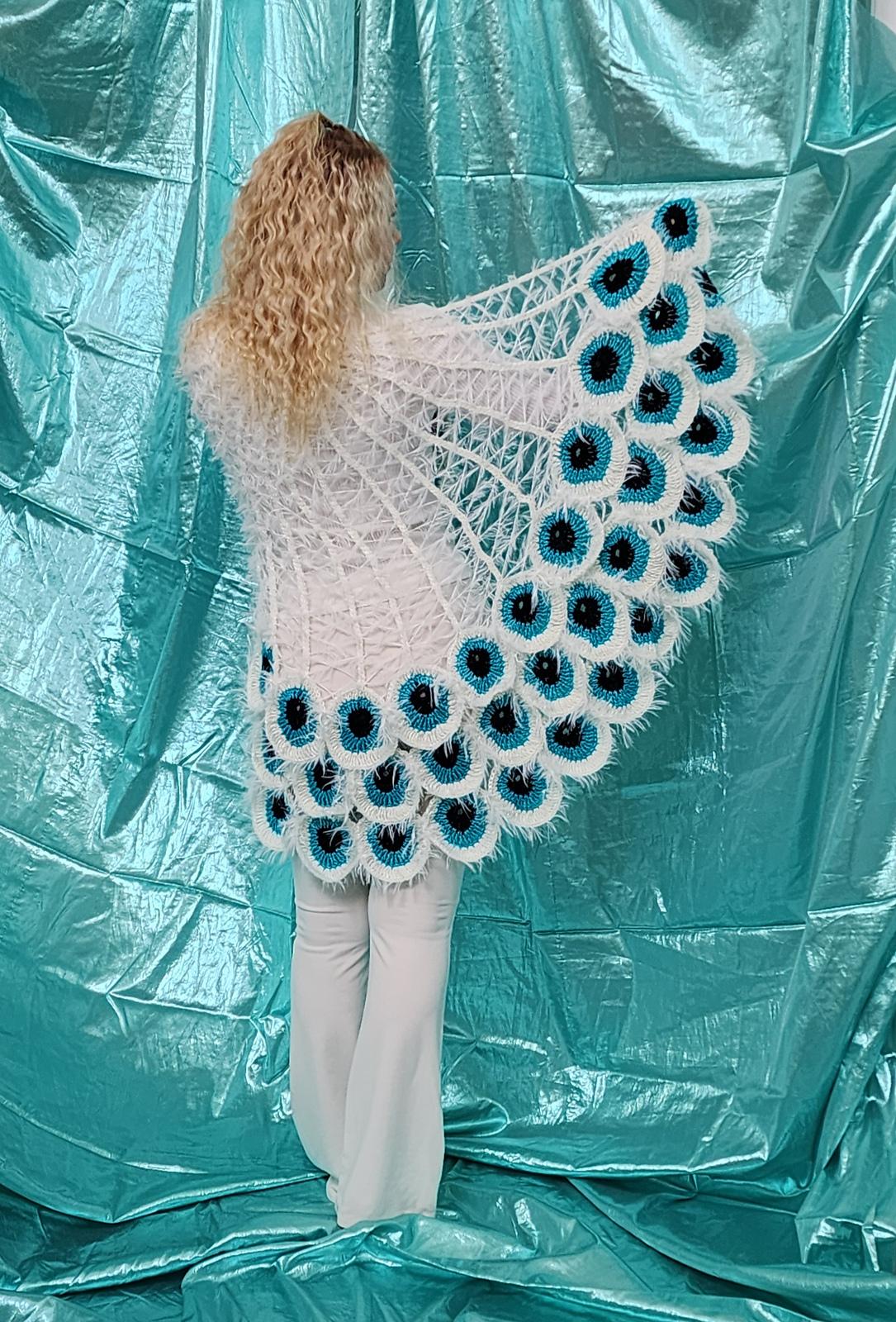 Good Luck Peacock Shawl