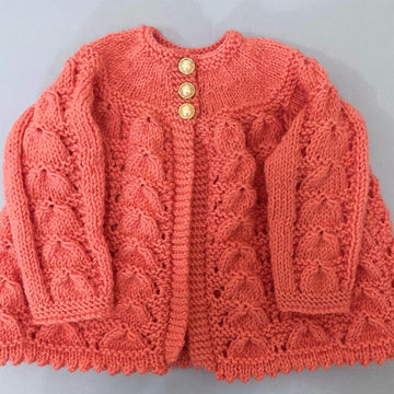 Charming Shell Matinee Jacket and Hat