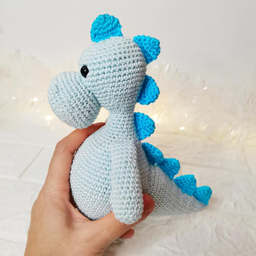 Cute Amigurumi Dinosaur - Dino the Brontosaurus