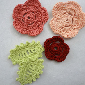 Crochet Autumn Brooch