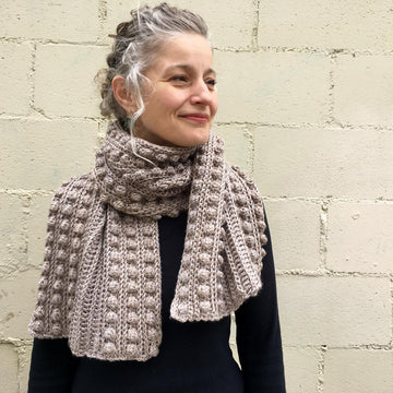 Crochet Scarf Pattern: Bobble Wrap Scarf